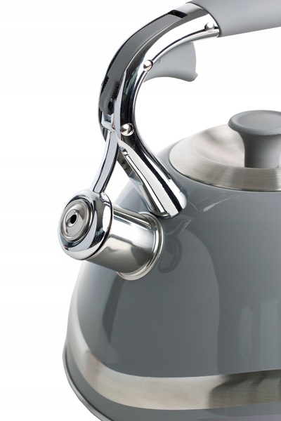 NO BRAND Fierbător electric tradițional Berretti Giovanna cu fluier, 3L, gri,...
