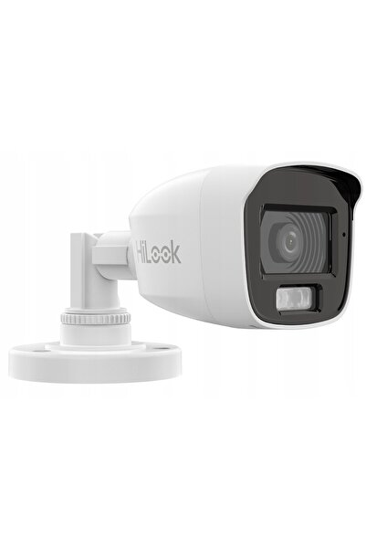 Hikvision Cameră de exterior analogică 5MPx HiLook hibridă AHD TVI cu lumină