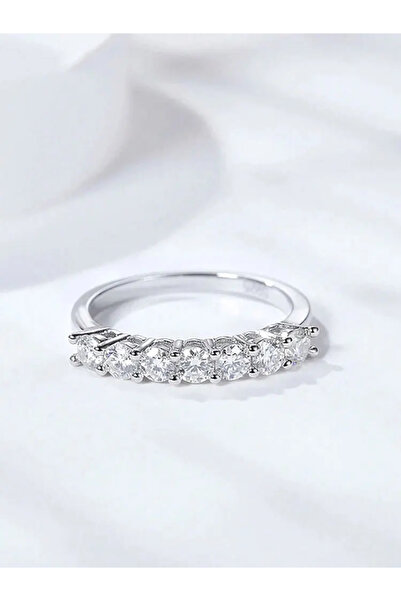 Choice6 9 silver 925 Sterling Silver Round Zircon Shiny Gorgeous Rings For Wo...