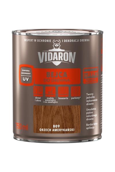 Vidaron GRINDĂ DIN LEMN DE NUC AMERICAN B09 0.75L