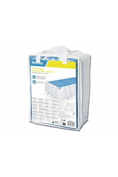BESTWAY Prelată pentru piscină cu cadru 380x180 58240 Covor de protecție pent...