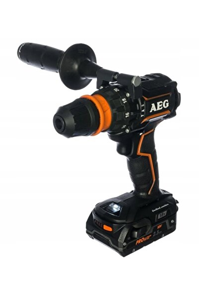 AEG 18V+ Încărcător BL1418 + Acumulator 6.0Ah Mașină de găurit și înșurubat c...