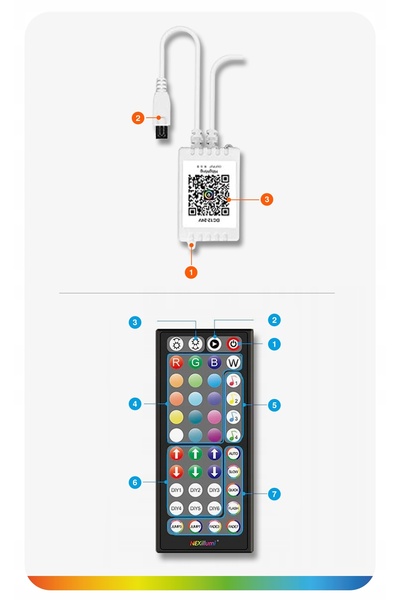 NO BRAND Bandă LED de 15M RGB 5050, Control prin aplicație mobilă Bluetooth, ...
