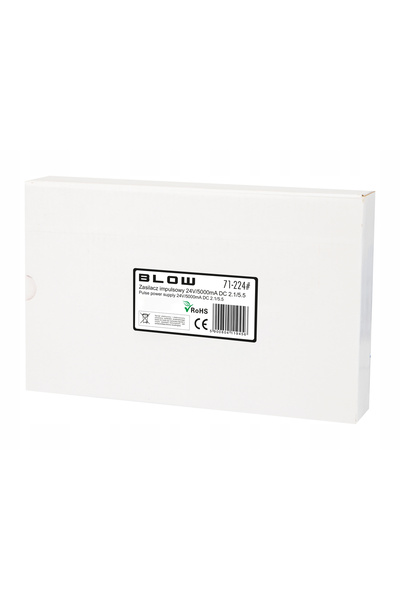 Blow Sursă de alimentare cu impulsuri 120W 24V 5A + Cablu de alimentare drept...