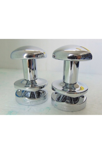 NO BRAND Cârlige pentru calorifer baie CHROM 2 buc ...gl090