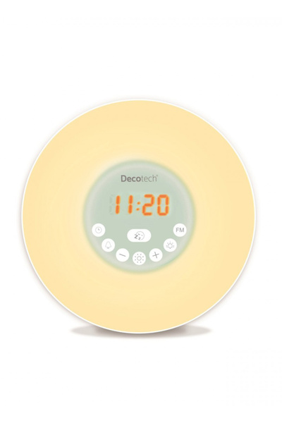 LEXIBOOK Decotech Sunrise Ceas Deșteptător Inteligent cu Funcție Radio FM RL998