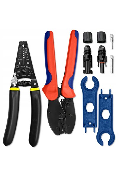 Qoltec Solar Tools Kit MC4 pentru Clește de Sertizare Fotovoltaică + Clește