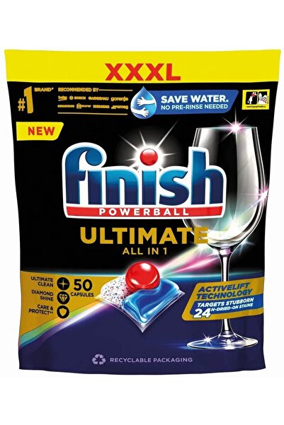 Finish Powerball Ultimate Capsule pentru mașina de spălat vase Scent Fresh 50...