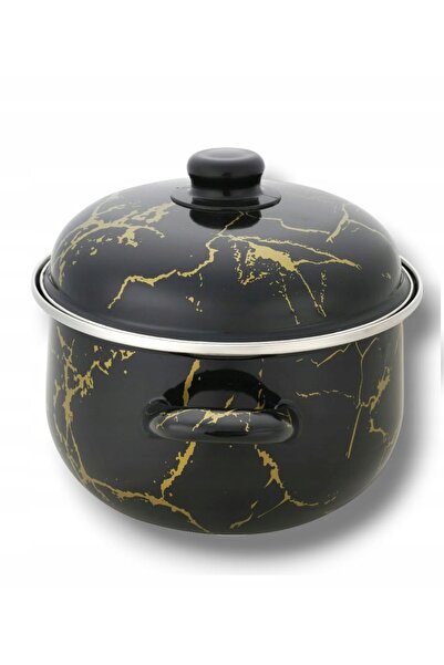 Masterpan Set de 10 piese de vase emailate pentru gaz și inducție