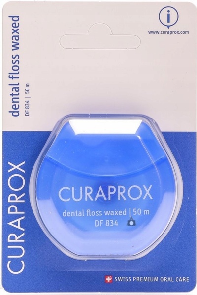 NO BRAND Ață dentară pentru dinți Curaprox DF 834 Bandă de ață cerată 2x50m