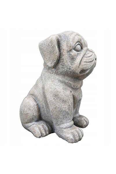 Exner Figurină de grădină din ciment, decorațiune nisip, BULLDOG, 19 cm, DECO...