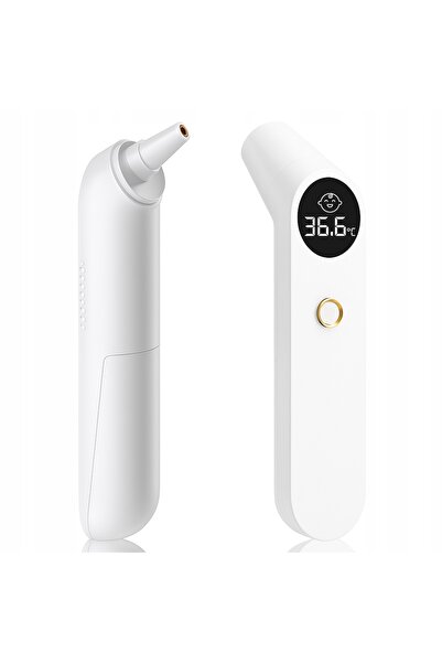 Retoo Termometru medical cu infraroșu LCD, fără contact, cu alarmă de febră, ...