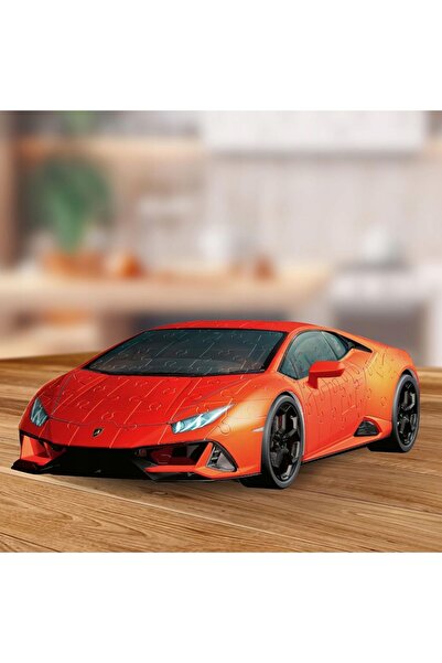 RAVENSBURGER Puzzle 3D Lamborghini Huracan Evo Portocaliu 108 piese