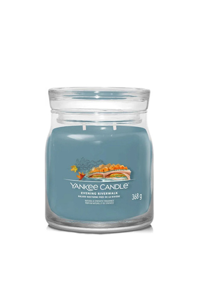 Yankee Candle Изискана свещ Evening Riverwalk, среден размер, 368 г
