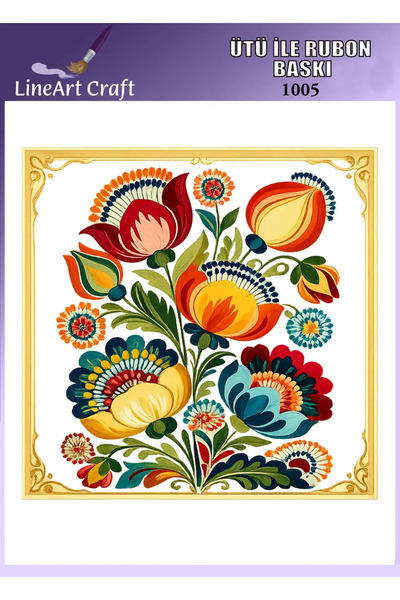 LİNEART Ütü İle Yapışan Rubon transfer R1005 30x30cm
