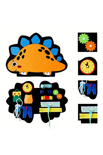 CasaDesteapta.ro Dinosaur Learning Board - Jucarie pentru Copii, Stimuleaza C...