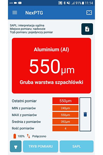NO BRAND Nexdiag Profesional Aparat de măsură a grosimii vopselei cu carcasă ...