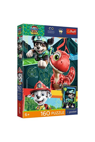 Evelise Παζλ Trefl 160 Premium Plus Παιδικό Περιπέτεια Paw Patrol με Δεινόσαυ...