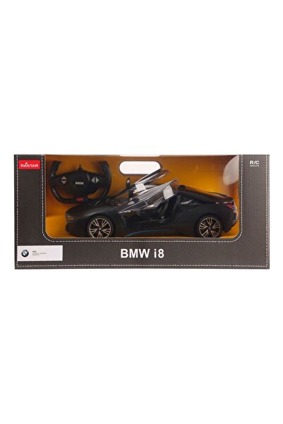 Rastar Mașină cu telecomandă Bmw I8 Neagră, Scara 1:14