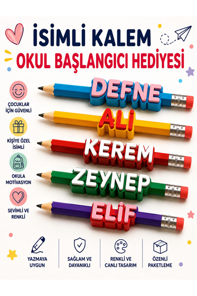 İSİMLİ KALEM SÜSÜ