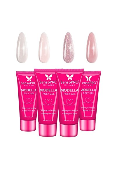 SensoPRO Milano Set of 4 Polygel Modella SensoPRO Milano, Velvet Nails 02