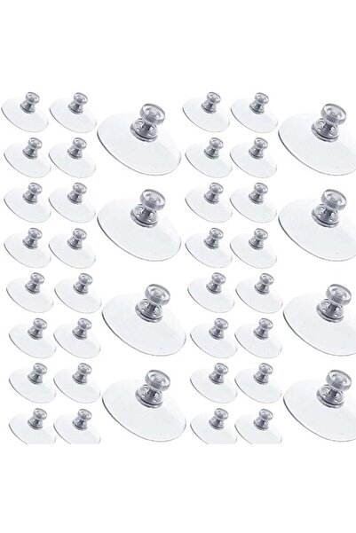 OEM Ventuză cu filet - Ventuză transparentă (diametru 50 mm) - 40 bucăți