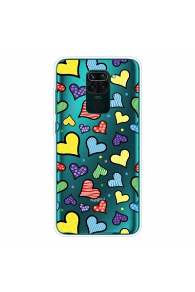 OEM Θήκη TPU Σιλικόνης για Xiaomi Redmi Note 9 / Redmi 10X 4G - Καρδιές