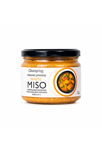 Clearspring Organic Japanese White Miso Paste - Unpasteurised - 270g