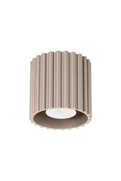 SOLLUX Lampă de tavan AURA 1 taupe GU10