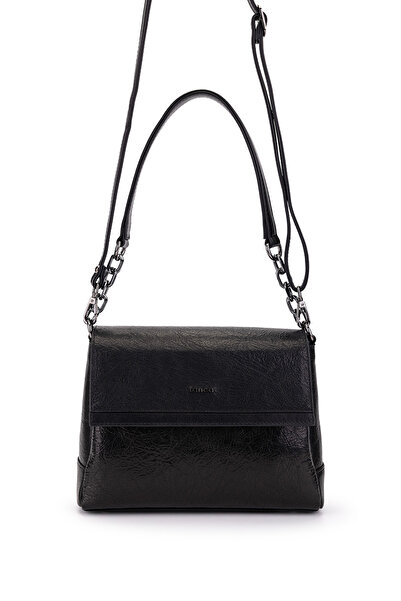 Tamer Tanca Men's Genuine Leather Black Messenger Bag