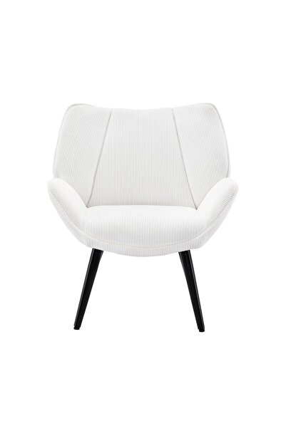 Garvee Modern Wingback Corduroy Accent Chair – Cozy Upholstered Armchair with...