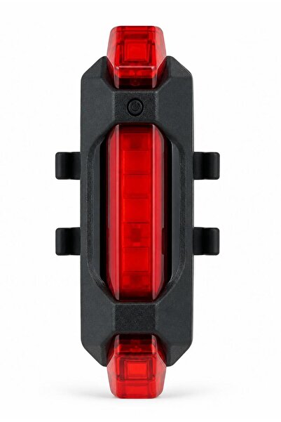 Umiya USB Şarjlı 5 Modlu Suya Dayanıklı LED Bisiklet Arka Stop Lambası Kırmız...