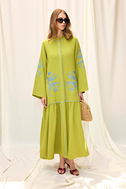 Touché Privé EMBROIDERED Linen DRESS