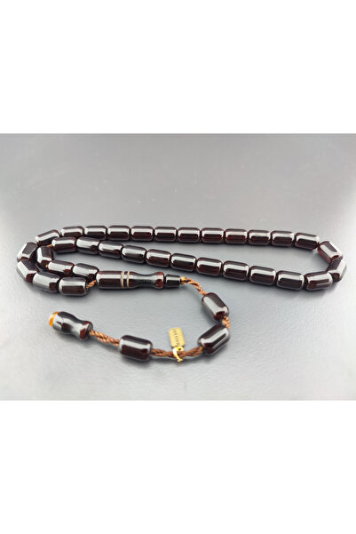 İskeçe Tesbih Hayyani Masterpiece 2 Layers Polished Compressed Amber Certifie...