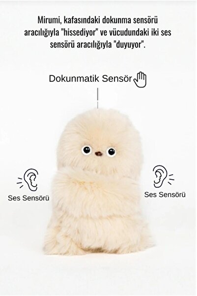 ismega Mirumi Baykuş Hareket Algılama Destekli Akıllı Şarjlı Peluş Robot Oyuncak Sesli Ve Hareketli Kafa Sallayan Miruni- 1 Adet Fiyatıdır Karışık Gönderilmektedir.