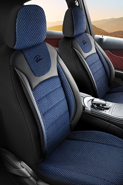 GIOVANNI BUTTİ Prestij Huse scaune Auto 11 piese, Airbag, Universal, Albastru...