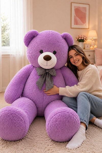 STORE24 180-190 cm Premium Plush Bear with Bow Tie – 100% Domestic Production...