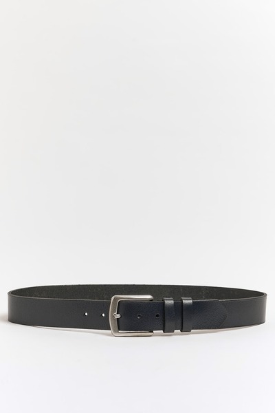 Faruk balkanas Genuine Floater Leather Buckle Belt