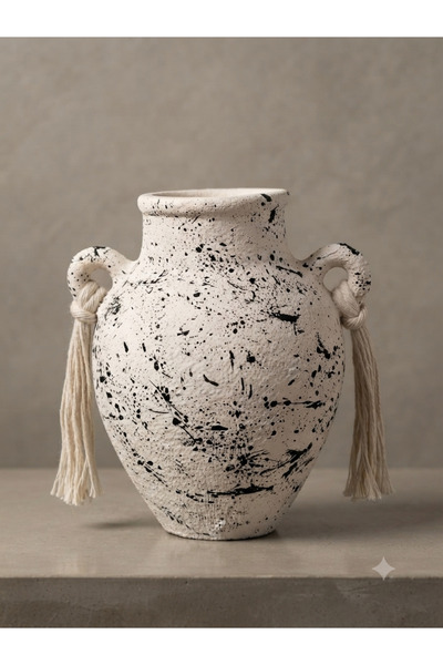 gucco design gd Textured Decorative Vase with Handles