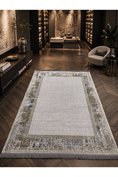 Merinos Rodin Halı 60894 075 Leke Tutmaz, Tozumaz Yumuşak Modern Halı Salon O...