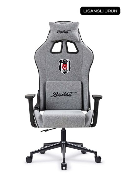 Beşiktaş Fanchair Goal Gri Kumaş Lisanslı Oyuncu Koltuğu