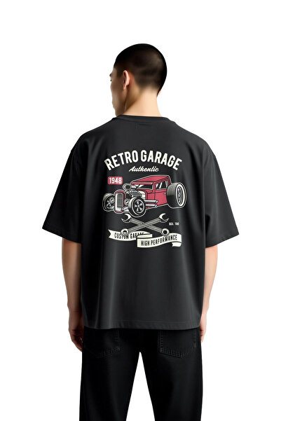 PayBuy Retro Garage 1948 Custom Printed Men's Oversize T-Shirt