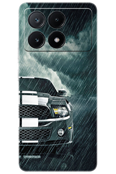 Ceppare Poco X6 PRO 5G Uyumlu Kılıf Desen Baskılı Silikon Araba Model STK:290...