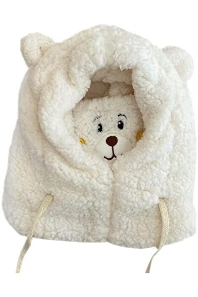 GENERAL Cute Bear Hat Scarf and Mask Set for Women, Winter Soft Warm Plush Dr...
