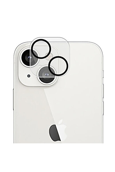 Lito S+ Προστατευτικό Γυαλί Κάμερας iPhone 14 / 14 Plus Μαύρο/Διαφανές