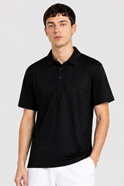 Head Men Classic Fit Short Sleeve Outdoor Polo Shirt, Black