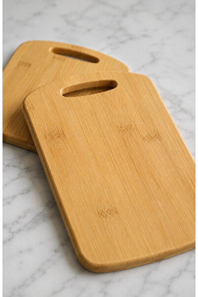 Heda Porselen Loki Set of 2 Wooden Cutting Boards - Stylish Presentation Boar...