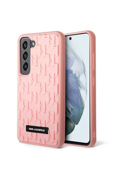 Karl Lagerfeld KLHCS23MRUPKLPP Samsung S23+ S916 σκληρή θήκη ροζ 3D Μονόγραμμα