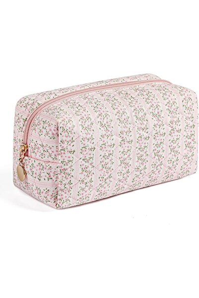 HHQQWZ Makeup Bag Travel Cosmetic Bag for Women Girls, Zipper Make Up Pouch, ...
