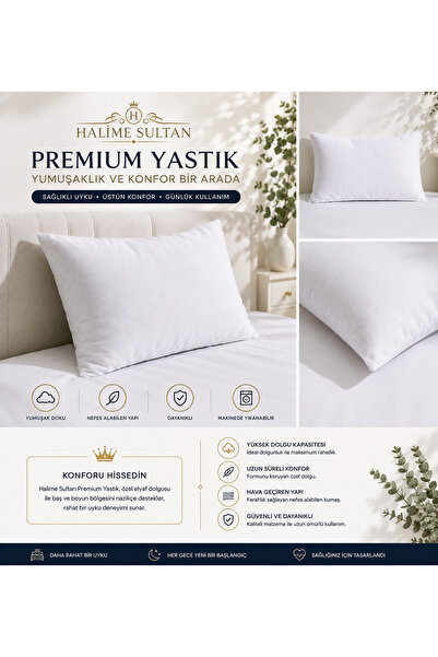 HALİME SULTAN Silikon Elyaf Dolgulu Yastık